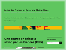 Tablet Screenshot of lettre.lesfrancas.net